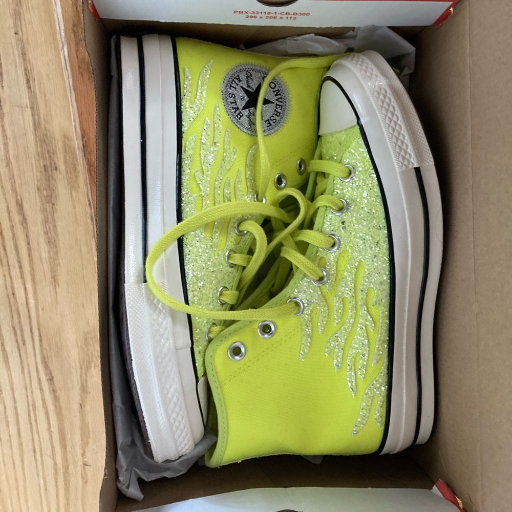 Converse Chuck Taylor All-Star Glitter Shine Lemon